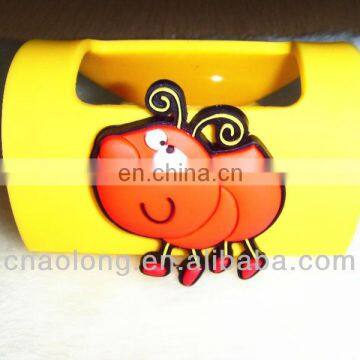 soft pvc decorative desktop mobile cell phone holder