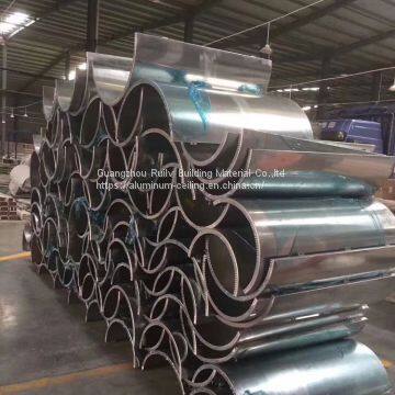 Wooden Grain Aluminum Wall Panel for Shopping Mall/Customized Aluminum Panel/Manufacturer of Aluminum Panel photo-3