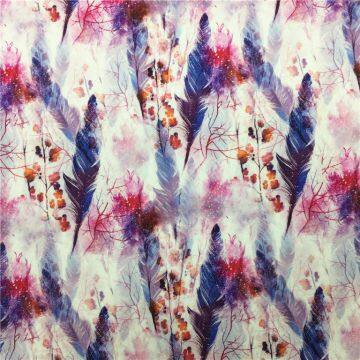 High Quality Chinese Factory Custom Digital Printing Viscose Fabric Flowers