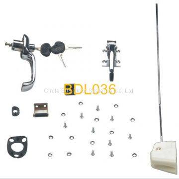 Toyota coaster folding bus door lock,Yutong Kinglong Higer Golden Dragon Zhongtong Bus Parts(BDL036)