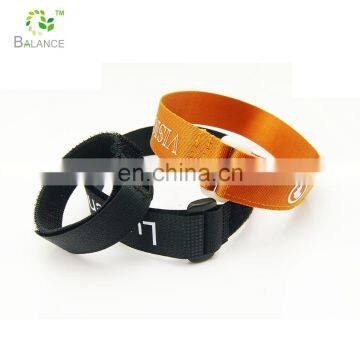 Nylon hook and loop security strap magic hook loop adjustable nylon strap