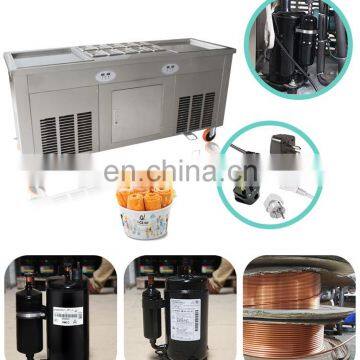 Thailand Commercial Fried Ice Cream Roll/ Ice Whipping Machine/ Ice Cream Cold Plate photo-3