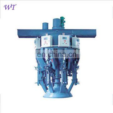 Cement bag packing machinery/ 10 cement material outlet rotary cement packer