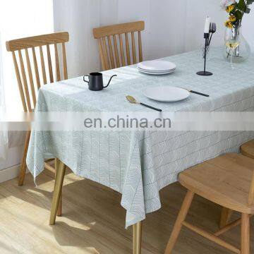 Customized Indoor Outdoor Use Plant Pattern Table Cover 100% Cotton Waterproof Tablecloth for Garden Decor photo-4