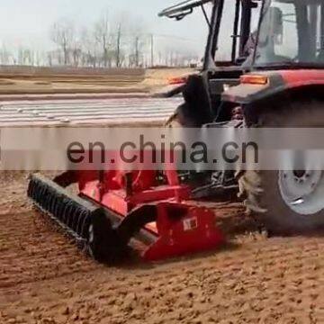 Farm machinery 3 point hitch tractor pto rotary hoe rotary tiller power harrow with CE