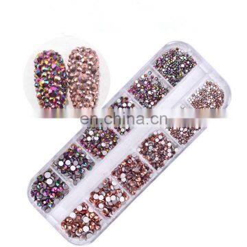 1440pcs Nail Crystals Rhinestones Flatback Glass Rhinestone Symphony Nail Decoration