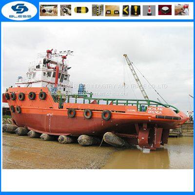 For ship launching landing lifting marine rubber air bags