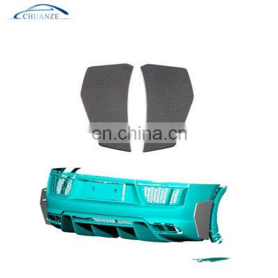 Pure Carbon Fibre R8 Rear Winglet Side Splitters for Audi R8 Gen 2 V10 2016- 2018