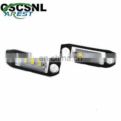 Carest, 2 штуки Canbus светодиодных номеровочных фонарей для Volvo S80, XC90, S40, V60, XC60, S60, C70, V50, XC70, V70, белые автомобильные номеровочные фонари