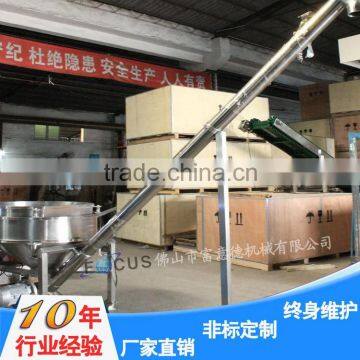 hopper powder screw conveyor/feed powder screw conveyor/auger screw conveyor for gravel