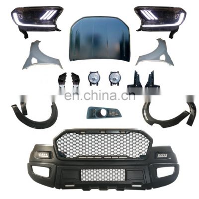 T6 Conversion Kit Raptor Style Body Kit With LED Headlight For Ranger body kits12-16