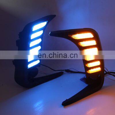 Led Drl Starting Dynamic Daytime Running Light Sequential Turn Signal Blue Night Mode for Toyota Corolla 2020-2021 photo-5