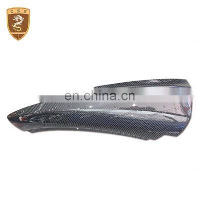 100% Real Carbon Fiber Trims Car Protector Front Bumper Lip Wrap Angle Suitable For Maserati Quattroporte Body Kit Accessories photo-3