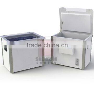 Insulated ice cool box metal arcade cooler