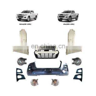 High Match Front Bumper Facelift Conversion Bodykit Body Kit for Isuzu Damx 2021