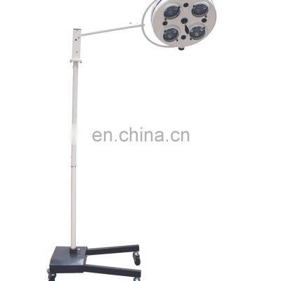 Reasonable price hospital Furniture stand type 4  hole shadowless LED lamp without battery