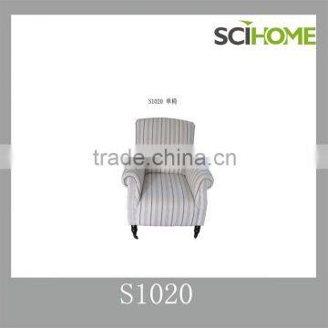 upolhstery single seater sofa chairs