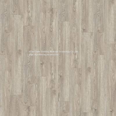 GKBM LS-M037-2 Green High Abrasion Anti-slip Waterproof Click Gray Brown Oak Stone Vinyl Composite SPC Flooring