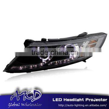 AKD Car Styling for K5 LED Headlights A-Type 2012-2014 Optima LED Head Lamp Projector Bi Xenon Hid H7 photo-3