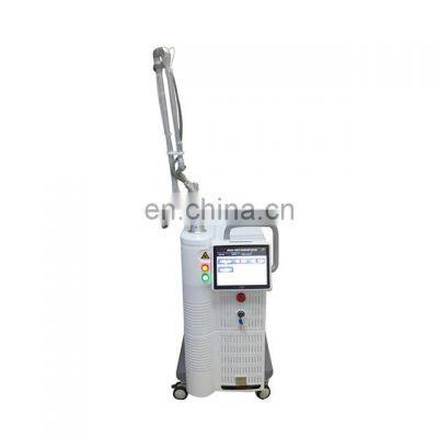 Professional glass tube co2 fractional laser vaginal tightening stretch mark removal machine