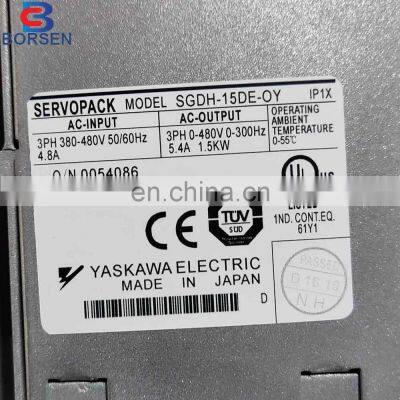 Original Japan Yaskawa Servo Drive Price Servopack Amplifier SGDH-15AE SGDH-15DE-OY photo-5