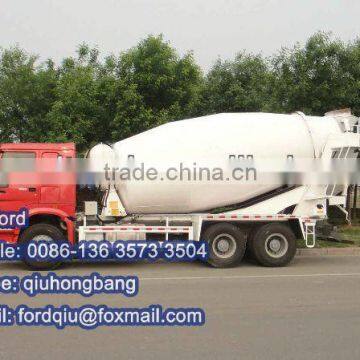 6x4 12m3 concrete mixer truck with 6m3 0086-13635733504