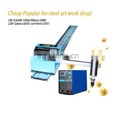 PORTABLE CNC PLASMA CUTTING MACHINE FOR STEEL ART WORK photo-2