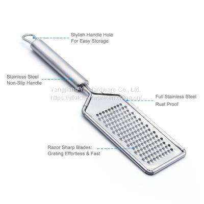 Kitchen Accessories Home and Kitchen Gadgets Handy Cheese Grater Eco-friendly Stainless Steel Potato Ginger Vegetable Zester Grater photo-2