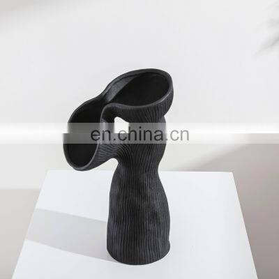 Nordic Home Decor Arch Handmade Modern Tabletop Vase Art Ceramic Vase photo-4