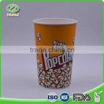 Economical price non-toxic paper custom printed popcorn bucket