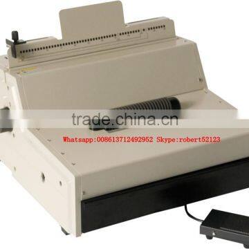 NanBo EC980 Factory Cheapest Price Plastic/Metal Single Spiral Binding Machine