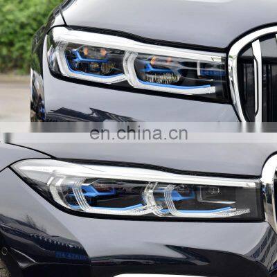 Landnovo Car Headlights lens cover for BMW 7 series G11 G12 M7 2019-2021 Assembly Headlamp Surface replacement headlight cover