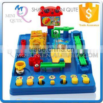 Mini Qute 3D labyrinth maze magical intellect ball kids balance training educational toy 3d puzzle explore platform game NO.953