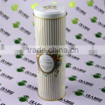 Plain tin box Round skylights USB tin watch case print LOGO