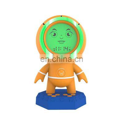 Creative Basketball Shape Projection Alarm Clock Color Luminous Wake Up Children's Alarm Clock Sleep Training Clock photo-5