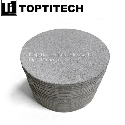 1mm Thickness Titanium Sintered Metal Porous Filter Plate photo-2
