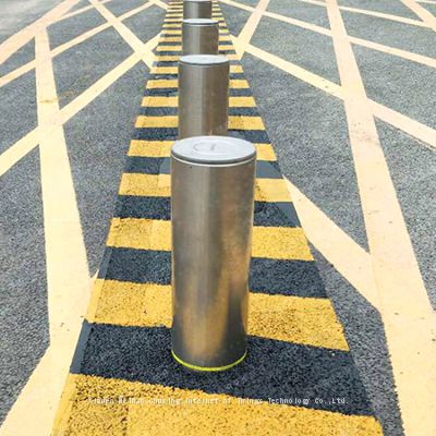 UPARK High Quality Heavy Duty Stainless Steel Flat Top Bollards Car Paring Space Metal Fixed Posts Bollard