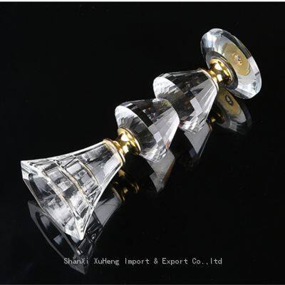 Crystal Single Candelabra Crystal Tealight Candle Holder For Home Decoration High Quality photo-4