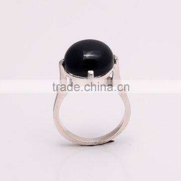 BLACK SPINEL RING ,925 Sterling Silver Jewelry Wholesale,WHOLESALE SILVER JEWELRY,SILVER EXPORTER,SILVER JEWELRY FROM INDIA photo-3