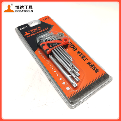 Industrial-grade Ball-head Hexagonal Wrench Set Extended and Medium-length Hexagonal Screw Wrench for Wholesale photo-5