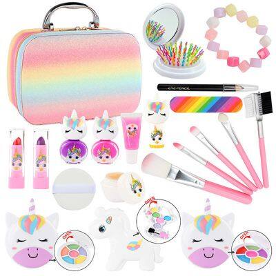 Wholesale Kids Makeup Sets for Girls Toys Cosmetics Set Kids Make up Plastic for Perform Make up Kids Diy Art Supplies