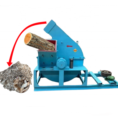 3-5cm Wood Chipper Pine and Poplar Log Slicer Wood Crusher Disc Type Waste Wood Chipper
