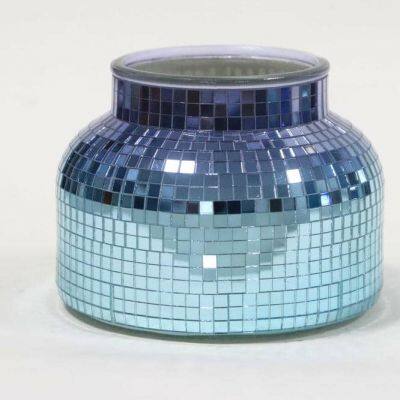 Glass Vessel Container Mosaic Vase