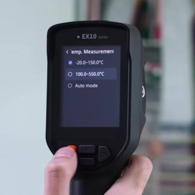 Herramienta de imágenes térmicas Ultra CX20 que cumple con estándares y con informe de ensayo de acero