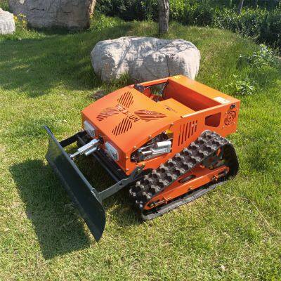 Loncin 224CC 9HP Gasoline Engine 20 Inch Cutting Blade Remote Control Mower With Tracks