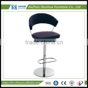 Modern swivel counter bar stools with armrest