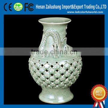 Chinese Dragon Ceramic Vase Symbolize Noble and Elegant For Porcelain Gifts/Decoration/Collection