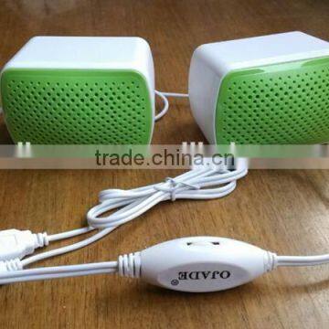 Multimedia Mini Stereo built in speaker function Hot Computer High Quality Small Speaker