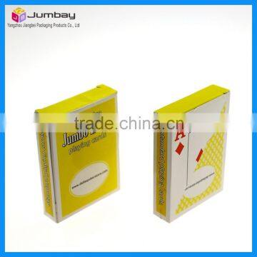 Jumbo Index Custom Plastic Playing Cards