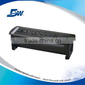 BW-T66 Motorized Flip Up Desktop Hidden Power Socket For Modern Conference System